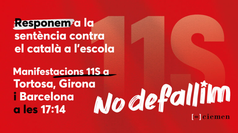 Responem al nou atac al català